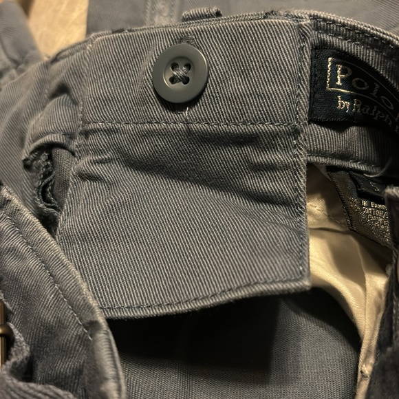 New Polo Ralph Lauren Slate Blue Cargo Shorts Bouys Youth 5 Adjustable tabs - Picture 10 of 10